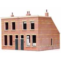 Blue-collar duplex house 