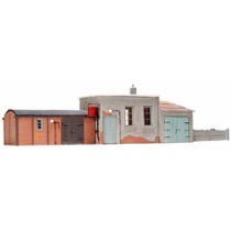 Utility buildings for railroad workers 