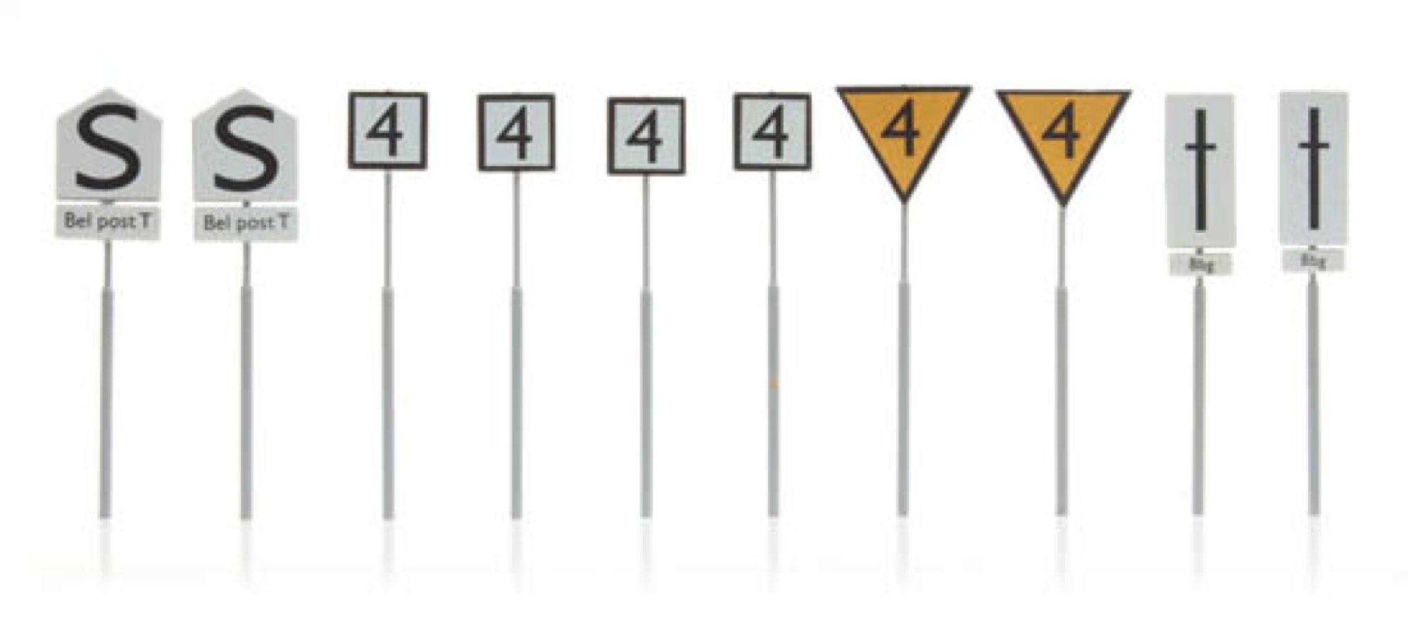 Artitec 316.029 - Dutch railway signs yard, 10 pcs
