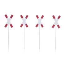 DB railroad crossings 1961> 4 pcs 