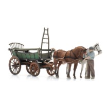 Northern European hay wagon + figure 