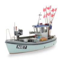 Small fishing boat, waterline 