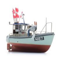 Small fishing boat, full hull 