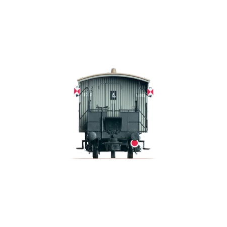 H0 Railing with rear signal light 