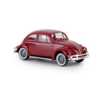 VW Käfer dunkelrot, "de luxe",  