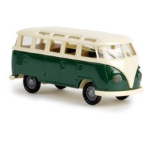 VW Samba T1b "Economy" moosgrün/hellelfenbein 