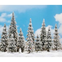 Snedækkede træer - 10 styk 