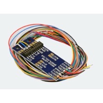 Adapterplatine PluX22 für 9 Ausgänge, Lötkontakten 