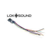 LokSound 5 micro DCC/MM/SX/M4 Leerdecoder, Einzellitzen, Retail, mit Lautsprecher 11x15mm, Spurweite: 0, H0 