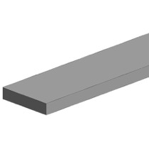 White polystyrene square profile 