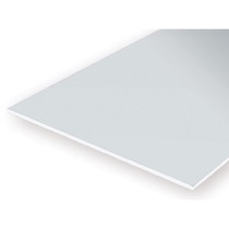 Hvid polystyren plade - 0,38 mm - 3 stk 