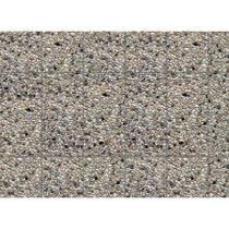 Wall card, Exposed aggregate concrete 