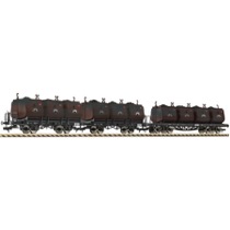 3-tlg. Set Kohlekübelwagen, Niederschlesisches Steinkohlen-Syndikat DC
