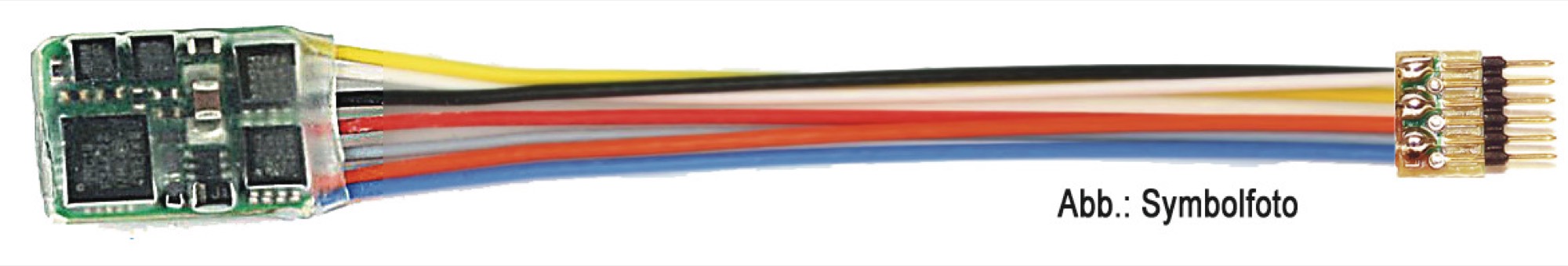Fleischmann 685404 - 6-poliger Decoder mit Stecker (NEM 651)