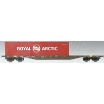 DSB Sgns m. 40 ROYAL ARCTIC container vogn 1 