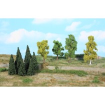 Miniwald-Set, 30 Bäume und Tannen 5 - 11 cm 