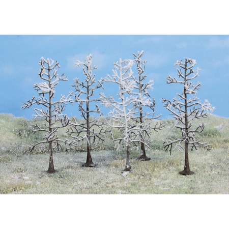 winter trees 10 cm / 5 pc 