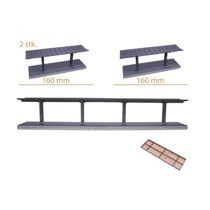Perroner med tag 2 stk. af 16cm  