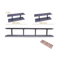 Perroner med tag 2 stk. af 16cm  