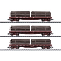 US-Flachwagen-Set - Shay 