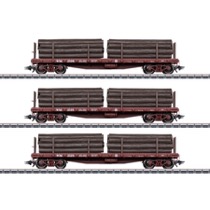 US-Flachwagen-Set - Shay 