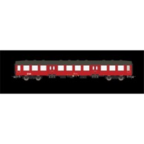 DSB Bn 50 86 20-84 854-1, Rød, gråbrune sæder, elvarme 