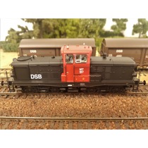 DSB MT 167 - Rød/sort - DC lyd DC