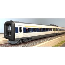 DSB IR4/ER lyseblå med grønne dørmarkeringer, DC digital med lyd DC