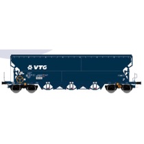 Getreidewagen Tagnpps 102m³, blau, VTG, 3 Auslässe, geänderte Wag.nr. 