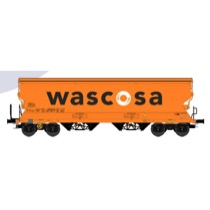 Getreidewagen Tagnpps 95m³, orange, WASCOSA, geänderte Wagennr. 
