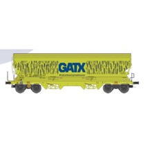 H0 Getreidewagen Tagnpps 95m³ 'GATX' mit Getreideähren neongrün 
