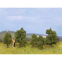 Bushes, green, 5 pieces, 3 - 4 