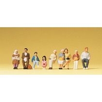 Sitzende Fahrgäste für Bus un 