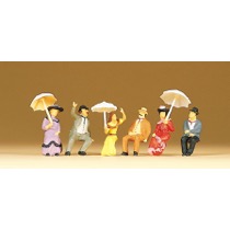 Siddende figurer, til hestevogn 