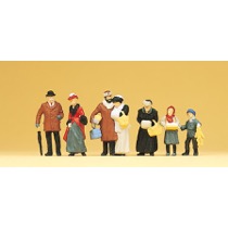 På julemarkedet, ca 1900 