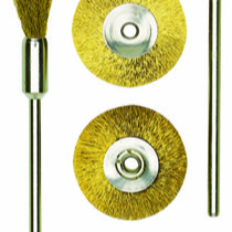 Messingpenselbørste Ø 8 mm 2 stk 