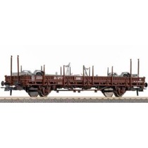 DSB Ks fladvogn med 2 trailer Litra 86 330 0 173-2 