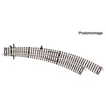 Buet sporskifte højre BWr5/6 