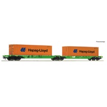 Double container carrier wagon, SETG 