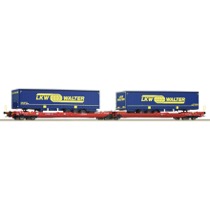 Articulated double pocket wagon T3000e, DB 