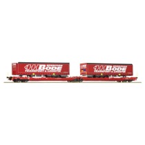 Articulated double pocket wagon T3000e, DB 