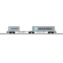 Dobbelt containerbærevogn "MAERSK" 