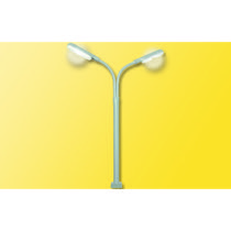 Gadelygte dobbelt m. kontaktsokkel LED 