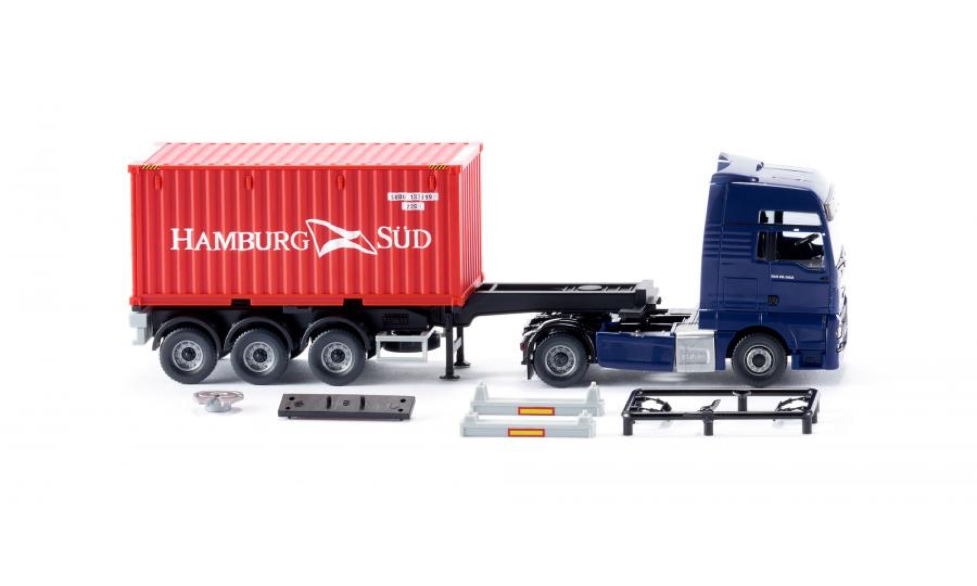 Wiking MAN TGX Semi-Remorque Amazone - Modèle Publicitaire 1/87 - Rare (SSK29)